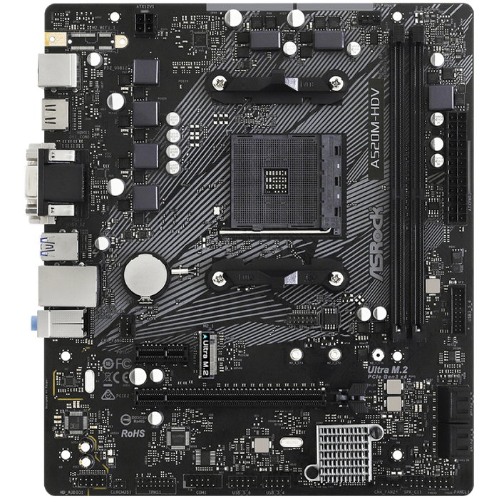 ASRock A520M-HDV Micro ATX DDR4